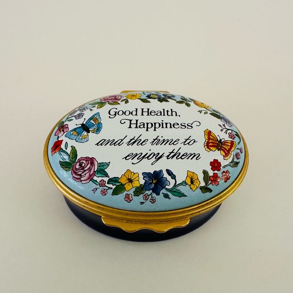 Halcyon Days Enamel Trinket Box